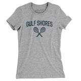 Gulf Shores Tennis Women's T-Shirt-Heather Grey-Allegiant Goods Co. Vintage Sports Apparel