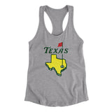 Texas Golf Women's Racerback Tank-Allegiant Goods Co. Vintage Sports Apparel