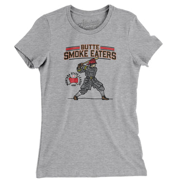 Butte Smoke Eaters Women's T-Shirt-Allegiant Goods Co. Vintage Sports Apparel