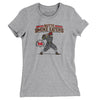 Butte Smoke Eaters Women's T-Shirt-Heather Grey-Allegiant Goods Co. Vintage Sports Apparel