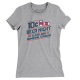 10 Cent Beer Night Women's T-Shirt-Allegiant Goods Co. Vintage Sports Apparel