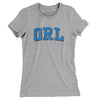 Orl Varsity Women's T-Shirt-Heather Grey-Allegiant Goods Co. Vintage Sports Apparel