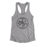 Delaware State Quarter Women's Racerback Tank-Allegiant Goods Co. Vintage Sports Apparel