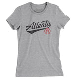 Atlanta Vintage Script Women's T-Shirt-Allegiant Goods Co. Vintage Sports Apparel