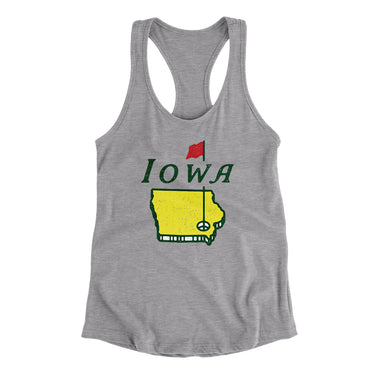 Iowa Golf Women's Racerback Tank-Allegiant Goods Co. Vintage Sports Apparel