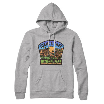 Joshua Tree National Park Badge Hoodie-Allegiant Goods Co. Vintage Sports Apparel