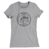 Indiana State Quarter Women's T-Shirt-Allegiant Goods Co. Vintage Sports Apparel