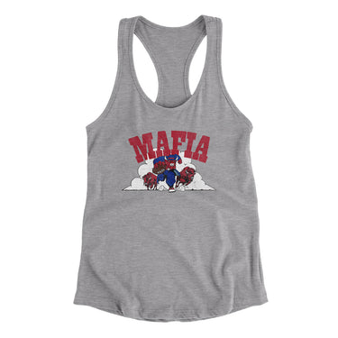 Buffalo Mafia Women's Racerback Tank-Allegiant Goods Co. Vintage Sports Apparel
