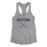 Sedona Golf Women's Racerback Tank-Heather Grey-Allegiant Goods Co. Vintage Sports Apparel