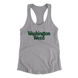 Washington Weed Women's Racerback Tank-Allegiant Goods Co. Vintage Sports Apparel