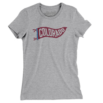 Colorado Pennant Women's T-Shirt-Allegiant Goods Co. Vintage Sports Apparel