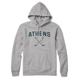 Athens Golf Hoodie-Heather Grey-Allegiant Goods Co. Vintage Sports Apparel