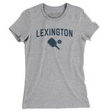 Lexington Pickleball Women's T-Shirt-Heather Grey-Allegiant Goods Co. Vintage Sports Apparel