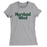 Maryland Weed Women's T-Shirt-Allegiant Goods Co. Vintage Sports Apparel