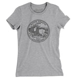 North Dakota State Quarter Women's T-Shirt-Allegiant Goods Co. Vintage Sports Apparel