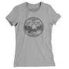 Missouri State Quarter Women's T-Shirt-Heather Grey-Allegiant Goods Co. Vintage Sports Apparel