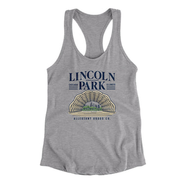 Lincoln Park Women's Racerback Tank-Allegiant Goods Co. Vintage Sports Apparel