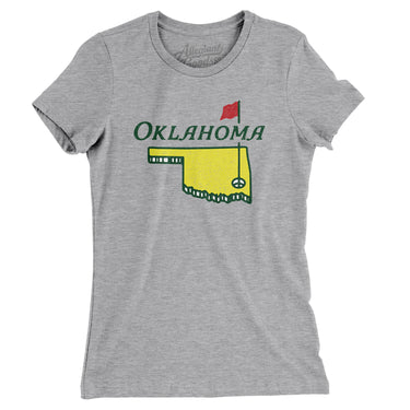 Oklahoma Golf Women's T-Shirt-Allegiant Goods Co. Vintage Sports Apparel