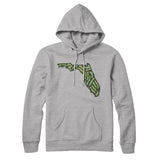 Florida Golf Course Hoodie-Heather Grey-Allegiant Goods Co. Vintage Sports Apparel