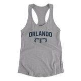 Orlando Cycling Women's Racerback Tank-Heather Grey-Allegiant Goods Co. Vintage Sports Apparel