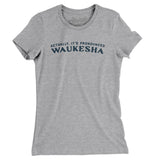 Actually It's Pronounced Waukesha in Heather Grey Color