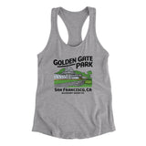 Golden Gate Park Women's Racerback Tank-Allegiant Goods Co. Vintage Sports Apparel