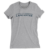 Actually It's Pronounced Lancaster Women's T-Shirt-Heather Grey-Allegiant Goods Co. Vintage Sports Apparel
