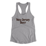 New Jersey Beer Women's Racerback Tank-Allegiant Goods Co. Vintage Sports Apparel