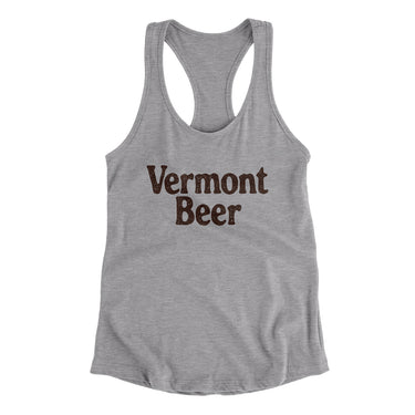 Vermont Beer Women's Racerback Tank-Allegiant Goods Co. Vintage Sports Apparel