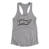 Brooklyn Pennant Women's Racerback Tank-Allegiant Goods Co. Vintage Sports Apparel
