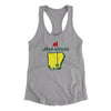 Arkansas Golf Women's Racerback Tank-Heather Grey-Allegiant Goods Co. Vintage Sports Apparel