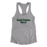South Dakota Weed Women's Racerback Tank-Allegiant Goods Co. Vintage Sports Apparel