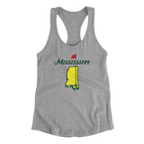 Mississippi Golf Women's Racerback Tank-Allegiant Goods Co. Vintage Sports Apparel