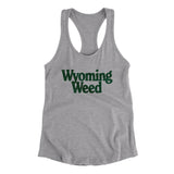 Wyoming Weed Women's Racerback Tank-Allegiant Goods Co. Vintage Sports Apparel