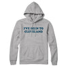 I've Been To Cleveland Hoodie-Heather Grey-Allegiant Goods Co. Vintage Sports Apparel