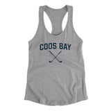 Coos Bay Golf Women's Racerback Tank-Heather Grey-Allegiant Goods Co. Vintage Sports Apparel