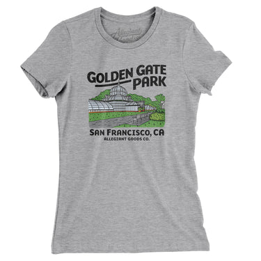 Golden Gate Park Women's T-Shirt-Allegiant Goods Co. Vintage Sports Apparel
