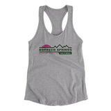 Borrego Springs Mountain Sunset Women's Racerback Tank-Heather Grey-Allegiant Goods Co. Vintage Sports Apparel
