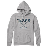 Texas Golf Hoodie-Heather Grey-Allegiant Goods Co. Vintage Sports Apparel