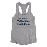 I've Been To Yellowstone National Park Women's Racerback Tank-Allegiant Goods Co. Vintage Sports Apparel
