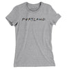 Portland Friends Women's T-Shirt-Heather Grey-Allegiant Goods Co. Vintage Sports Apparel