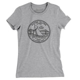 Rhode Island State Quarter Women's T-Shirt-Allegiant Goods Co. Vintage Sports Apparel