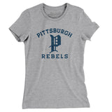 Pittsburgh Rebels Women's T-Shirt-Allegiant Goods Co. Vintage Sports Apparel