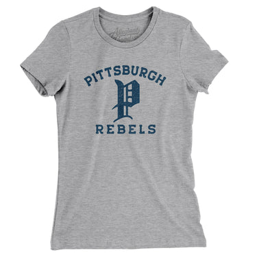 Pittsburgh Rebels Women's T-Shirt-Allegiant Goods Co. Vintage Sports Apparel