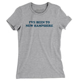 I've Been To New Hampshire Women's T-Shirt-Allegiant Goods Co. Vintage Sports Apparel