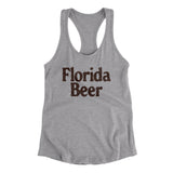 Florida Beer Women's Racerback Tank-Allegiant Goods Co. Vintage Sports Apparel
