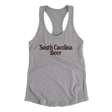 South Carolina Beer Women's Racerback Tank-Allegiant Goods Co. Vintage Sports Apparel