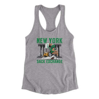 New York Sack Exchange Women's Racerback Tank-Allegiant Goods Co. Vintage Sports Apparel