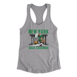 New York Sack Exchange Women's Racerback Tank-Allegiant Goods Co. Vintage Sports Apparel