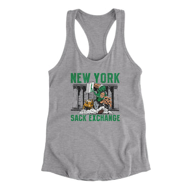 New York Sack Exchange Women's Racerback Tank-Allegiant Goods Co. Vintage Sports Apparel